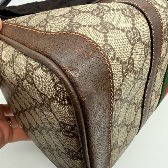 Gucci Boston Bag with Sherry Line - Picture 12 of 15